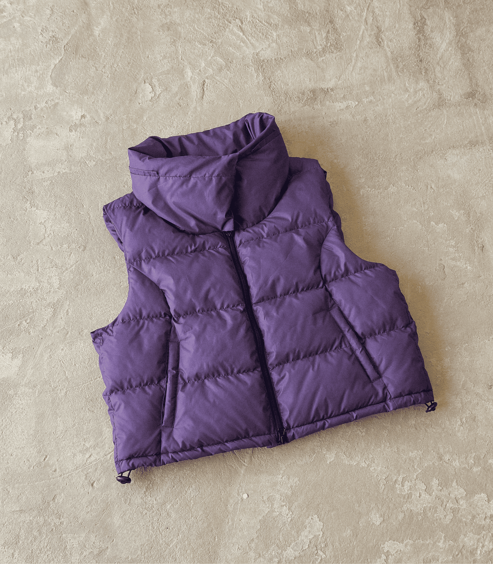 Purple Puffer Jacket - Image 1